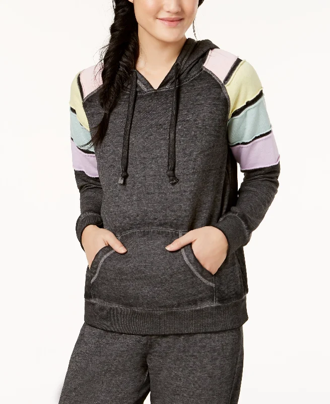 Shop and Save trendy hooded sweatshirtcool workout sweatshirtJuniors' Colorblocked Pullover Hoodie