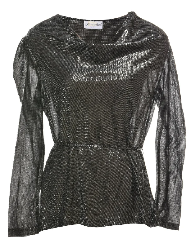 Reduced Prices fitted coatLurex Evening Top - L