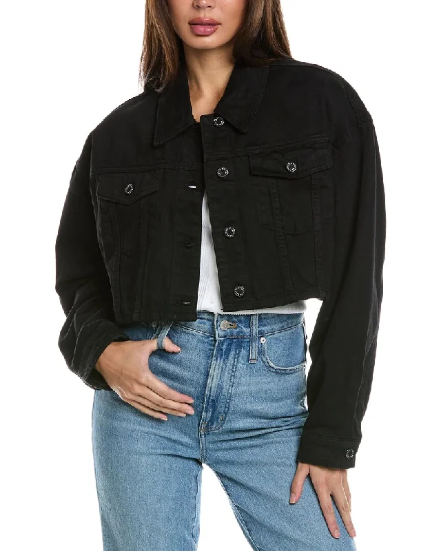 New Markdowns padded puffer coatWeworewhat Cropped Denim Jacket