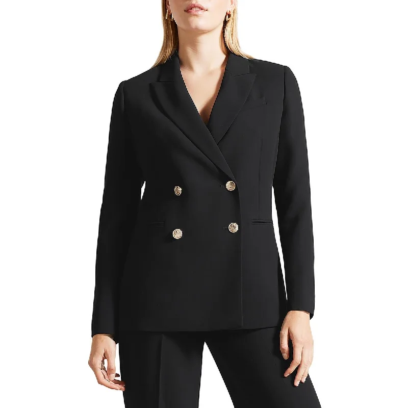 Special Price chic coatWomens Shoulder Pads Office Wear Double-Breasted Blazer