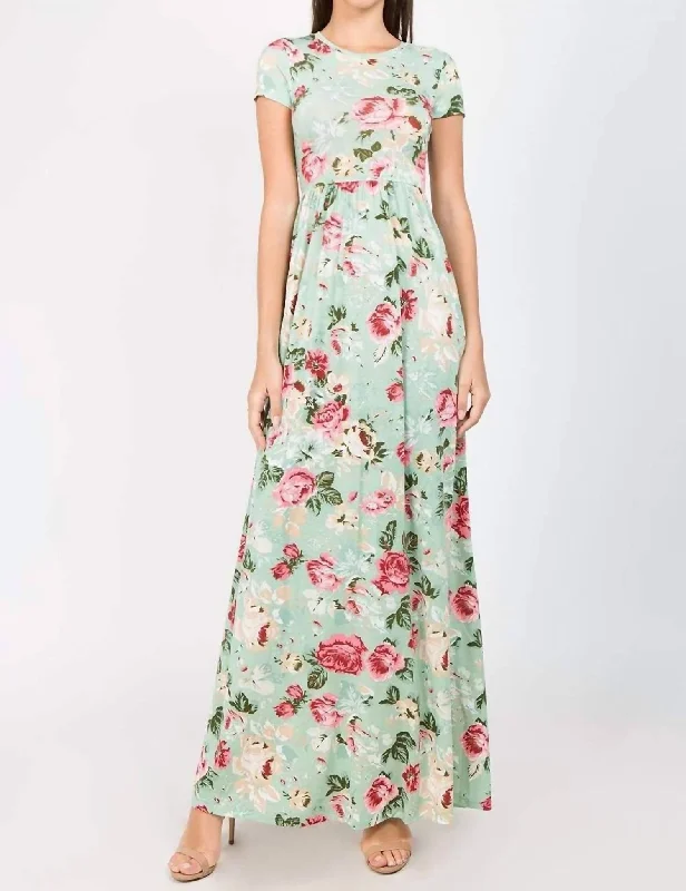 Can't Miss cocktail party dressMolly Maxi Dress in Sage
