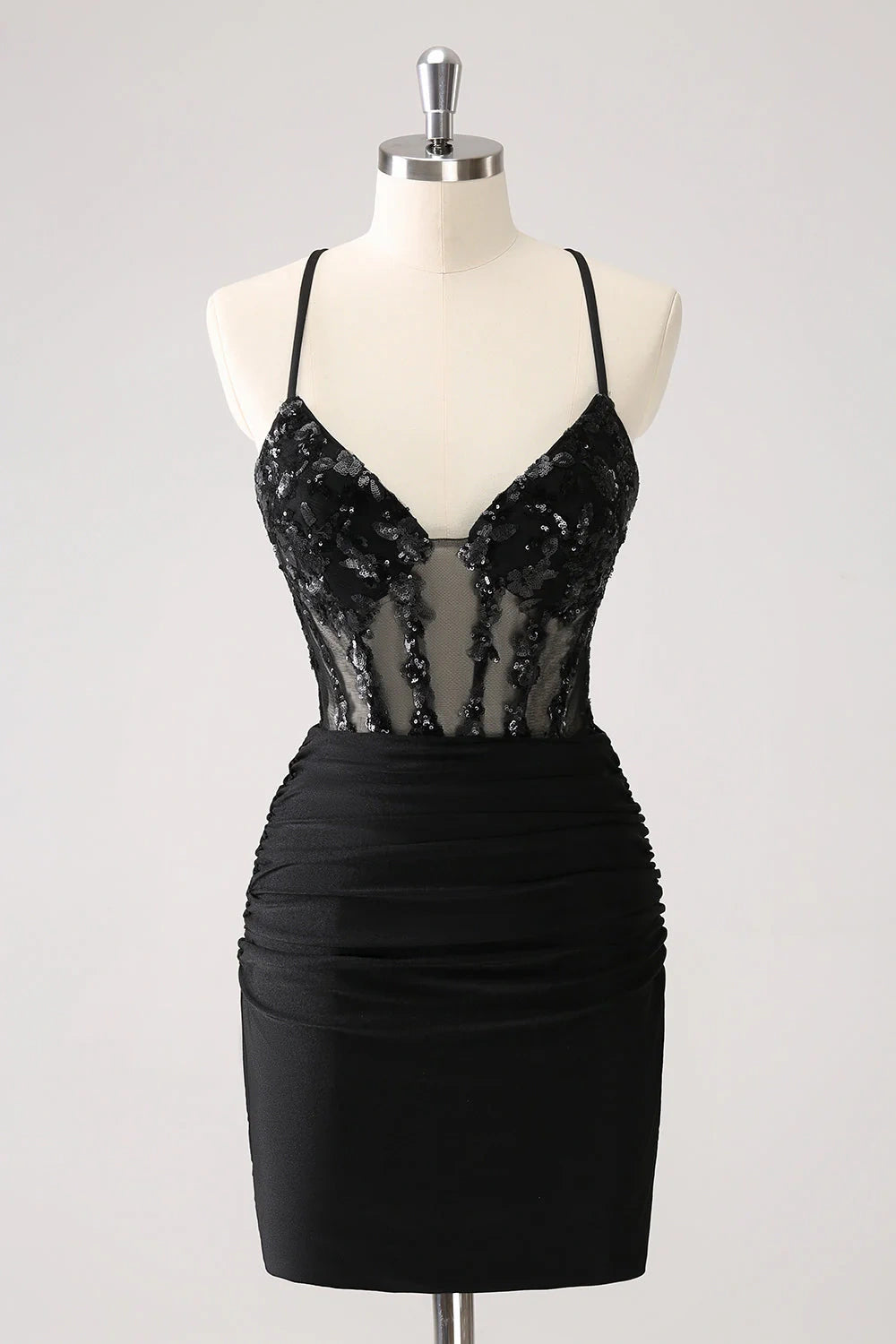 Anniversary Sale statement dressSexy Satin Fitted Sleeveless Appliques Homecoming Dress