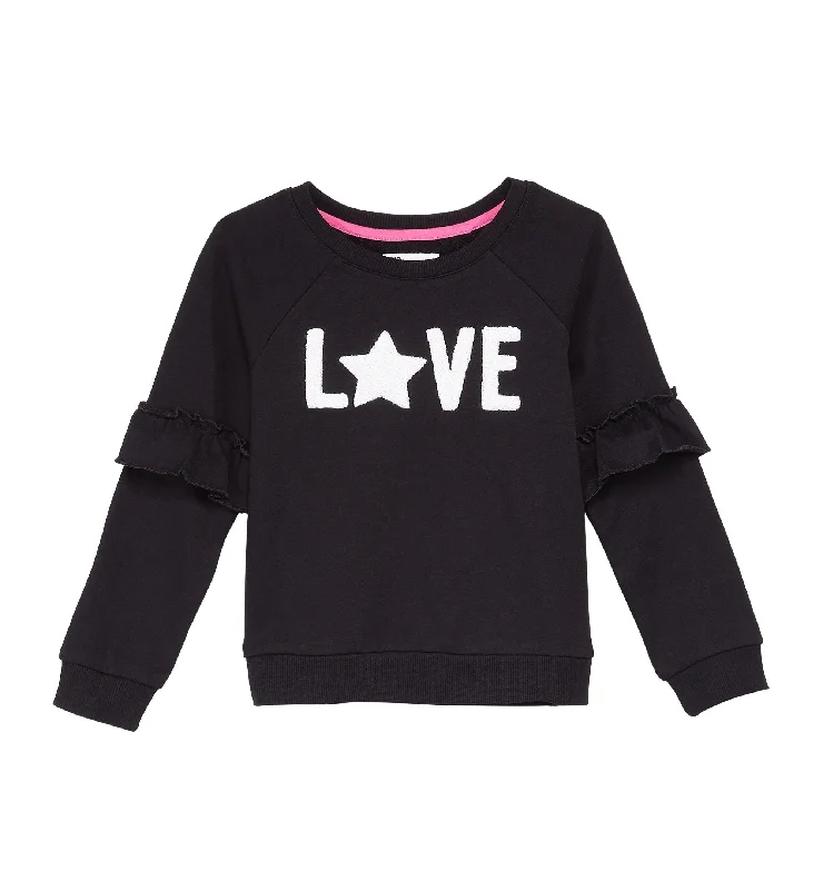 Warehouse Sale bold hoodie with logoretro sports hoodieEpic Threads Toddler Girls Ruffle Trim Sweatshirt
