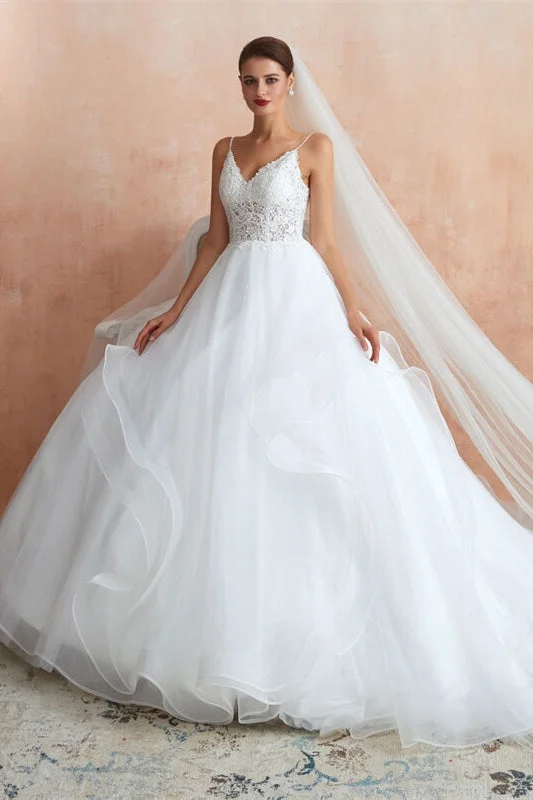 Act Now mini dressLayered White Long Wedding Dress