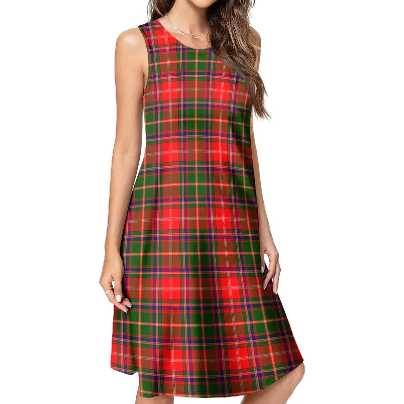 Epic Deals Somerville Modern Tartan Womens Casual Dresses