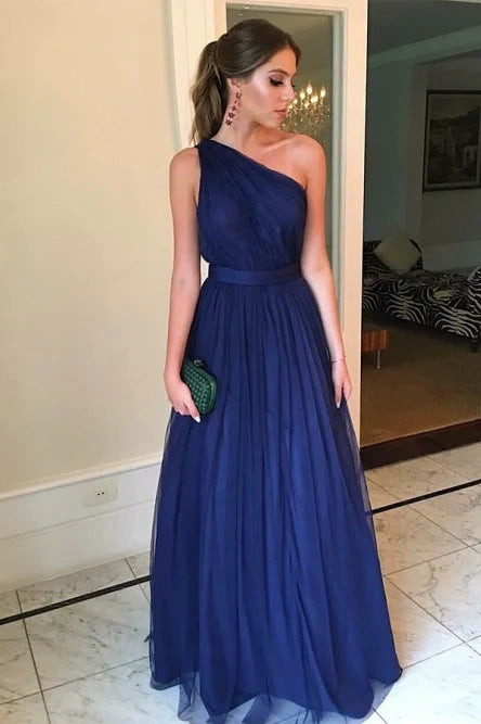 Amazing Deals wrap-around dressOne Shoulder Sleeveless Tulle A-Line Bridesmaid Dress Amazing Deals wrap-around dressOne Shoulder Sleeveless Tulle A-Line Bridesmaid Dress
