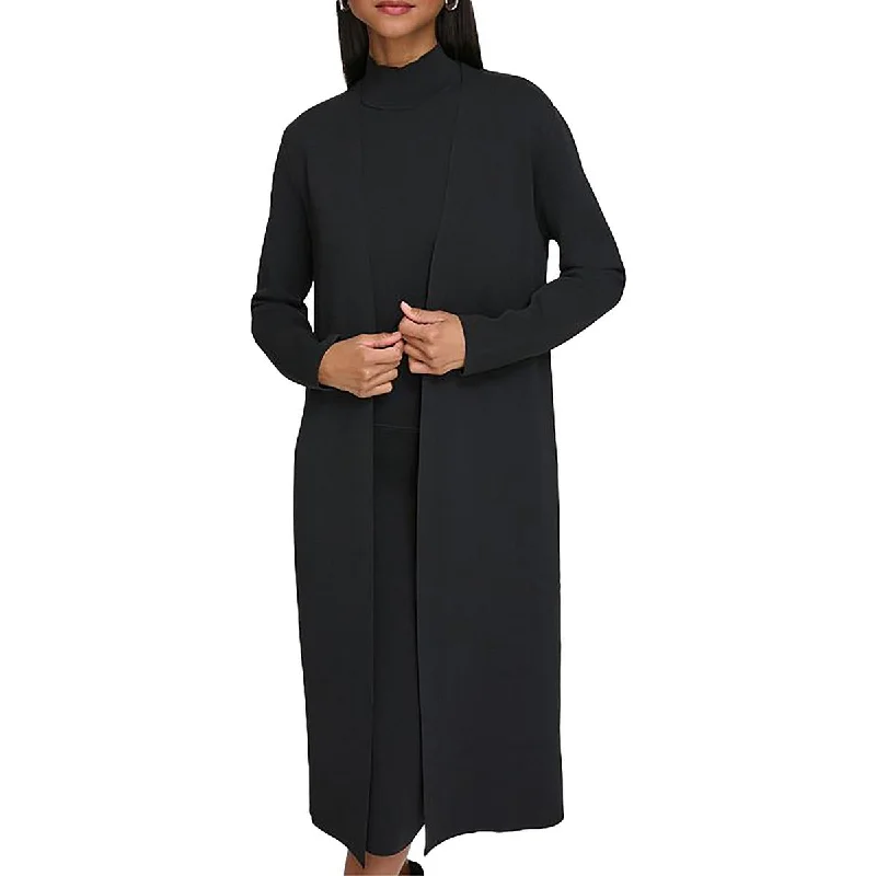 Super Deal winter coatWomens Solid Cardigan Open-Front Blazer