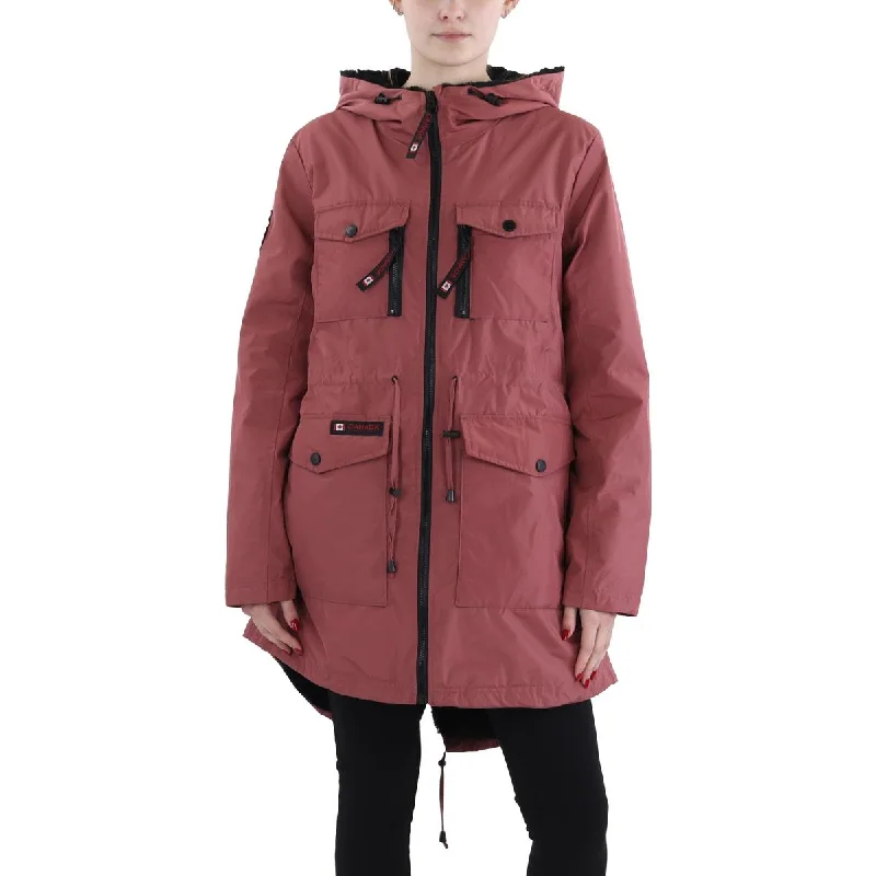 Blowout Deals versatile coatWomens Faux Fur Cold Weather Anorak Jacket
