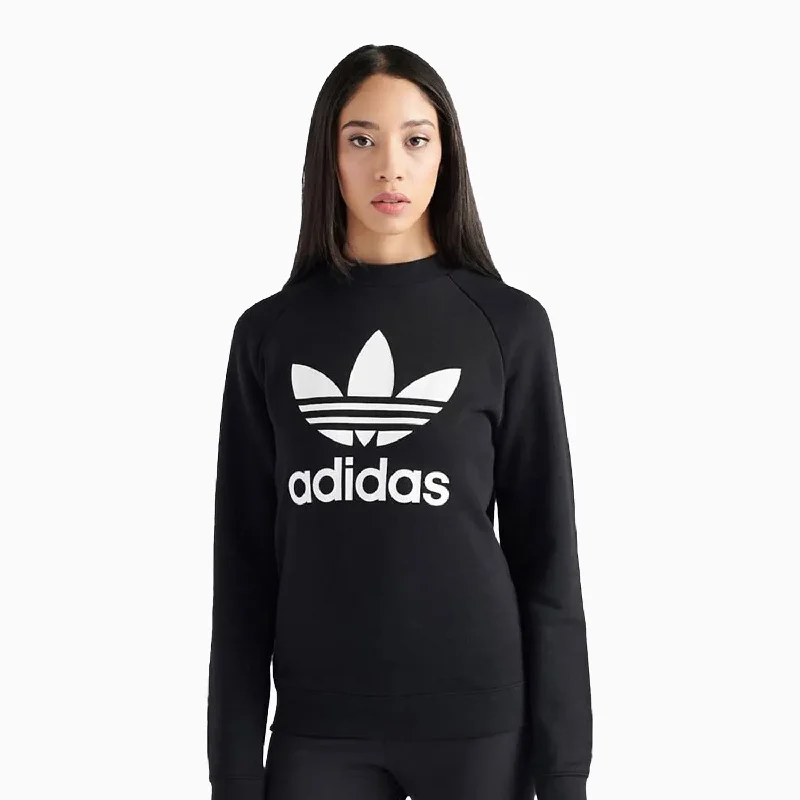 Reduced Prices casual hoodie for menoversized gym sweatshirtWomen's Trefoil Crewneck Sweatshirt