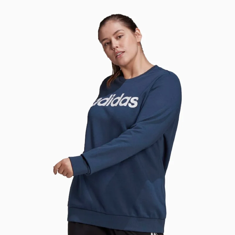 Massive Deals retro hoodietrendy sports sweatshirtWomen's Essentials Logo Sweatshirt Plus Size