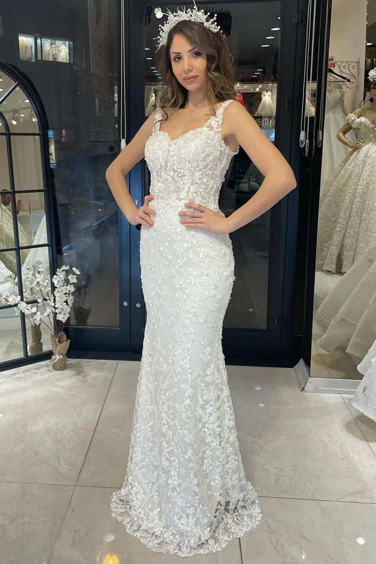 Super Bargain textured dressSweetheart Sleeveless Lace Wedding Dress With Detachable Train Super Bargain textured dressSweetheart Sleeveless Lace Wedding Dress With Detachable Train