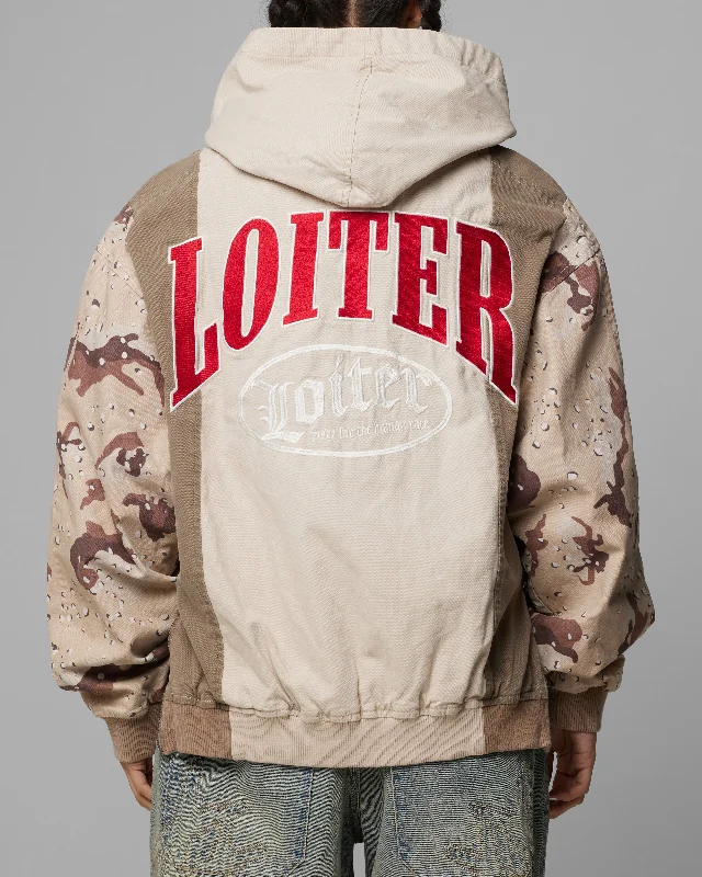 YEAR-End Sale performance hoodieLoiter Splinter Hoodie Desert Camo