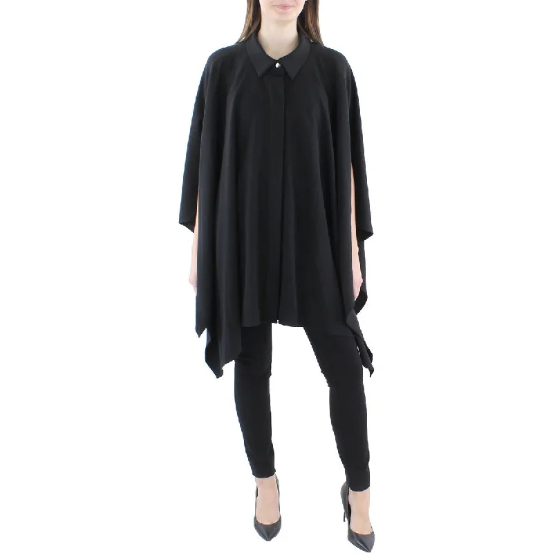Limited Availability padded puffer coatWomens Poncho Midi Soft Shell Jacket