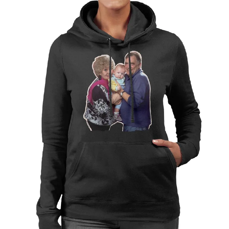 Special Savings comfortable stylish hoodieTV Times Coronation Streets Jack And Vera Duckworth Women's Hooded Sweatshirt