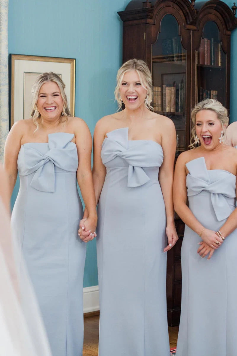 Closeout Sale cocktail party dressSatin Fitted Strapless Sleeveless Empire Chic Bridesmaid Dress Closeout Sale cocktail party dressSatin Fitted Strapless Sleeveless Empire Chic Bridesmaid Dress