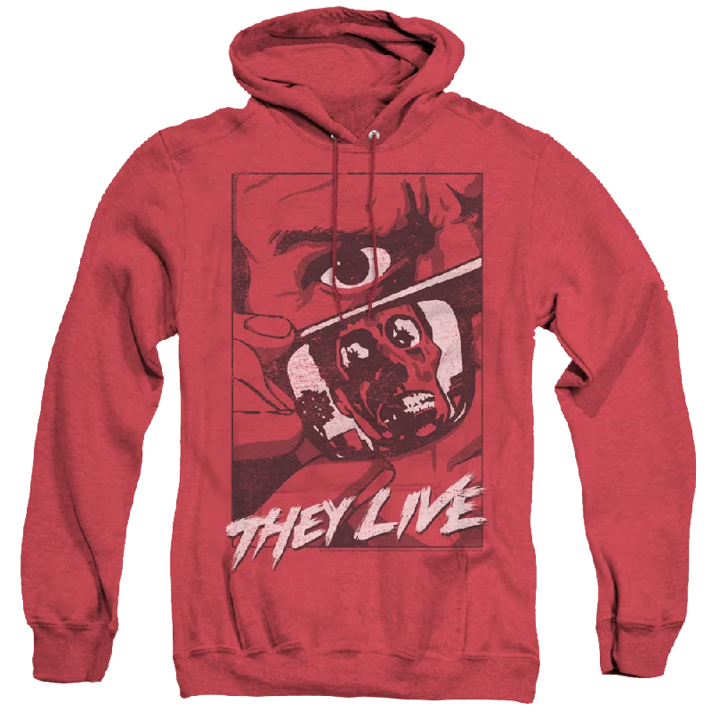 Stock Up and Save casual zip-up sweatshirtThey Live Graphic Poster - Heather Pullover Hoodie