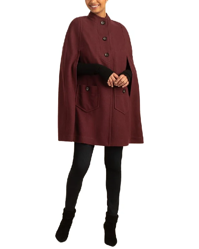 Deal Frenzy fashion coat with hoodTrina Turk Parker Cape