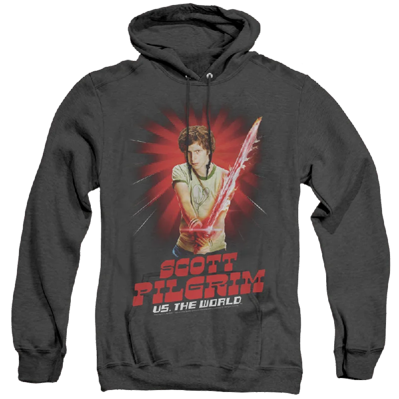 Can't Be Beat cozy hooded sweatshirtScott Pilgrim vs. the World Super Sword - Heather Pullover Hoodie