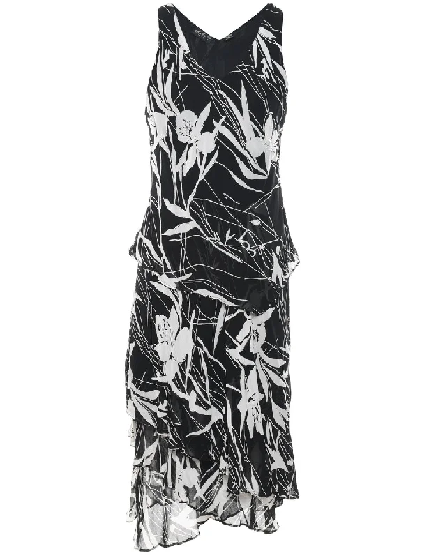 Mega Deal windproof jacketFloral Print Dress - M