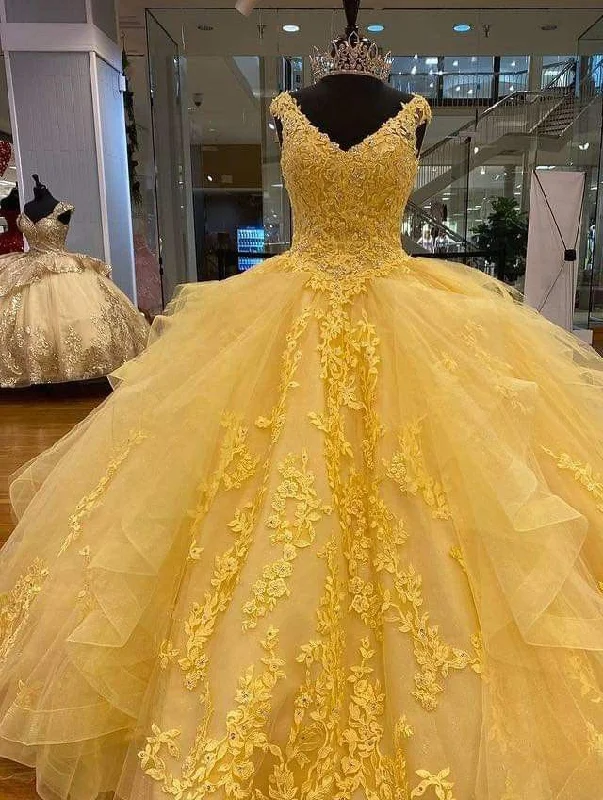 Take Advantage pleated maxi dressYellow A-line Tulle Lace Ball Gown Quinceanera Dress Sweet 15 Dress Y4065