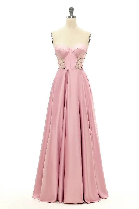 Deal Alert printed dressCandy Pink A-line Strapless Satin Rhinestone Long Prom Dress Deal Alert printed dressCandy Pink A-line Strapless Satin Rhinestone Long Prom Dress