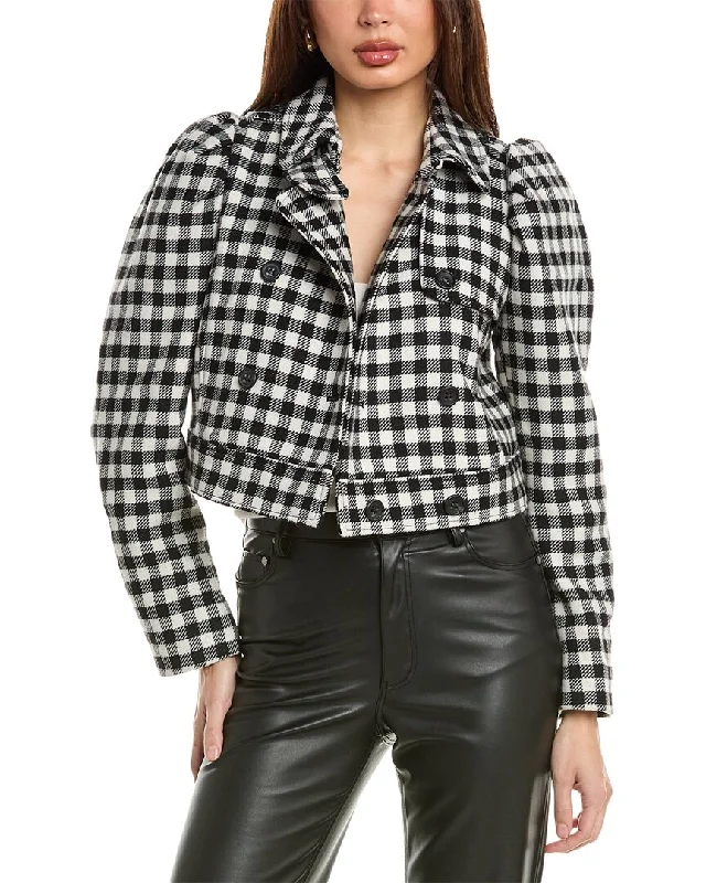 Markdowns versatile coatRed Valentino Wool & Alpaca-Blend Jacket