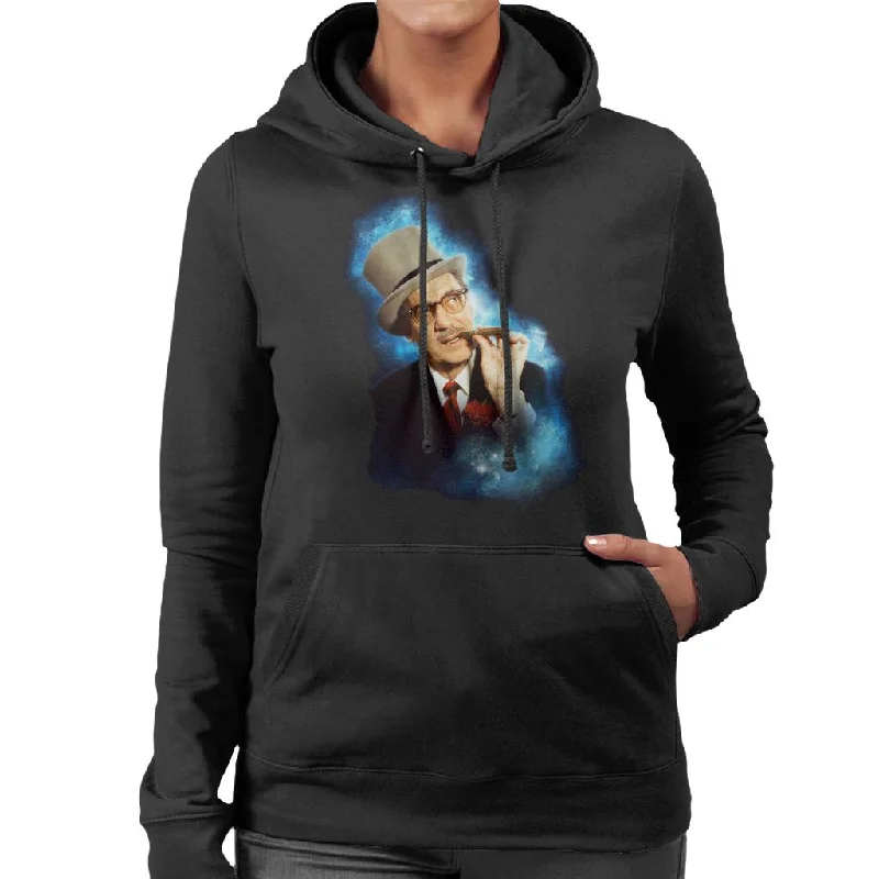 Price Fest comfortable hooded sweatshirtTV Times Groucho Marx 1967 Women's Hooded Sweatshirt