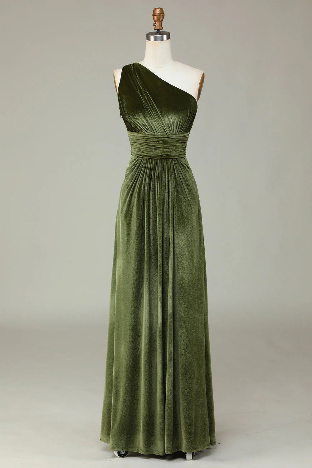 Early Bird Discount wrap dressVelvet A-Line One Shoulder Sleeveless Bridesmaid Dress Early Bird Discount wrap dressVelvet A-Line One Shoulder Sleeveless Bridesmaid Dress