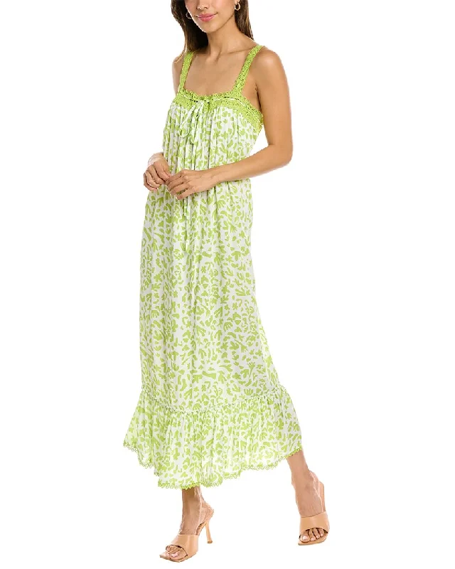 YEAR-End Sale floral wrap dressStellah Embroidered Trim Midi Dress