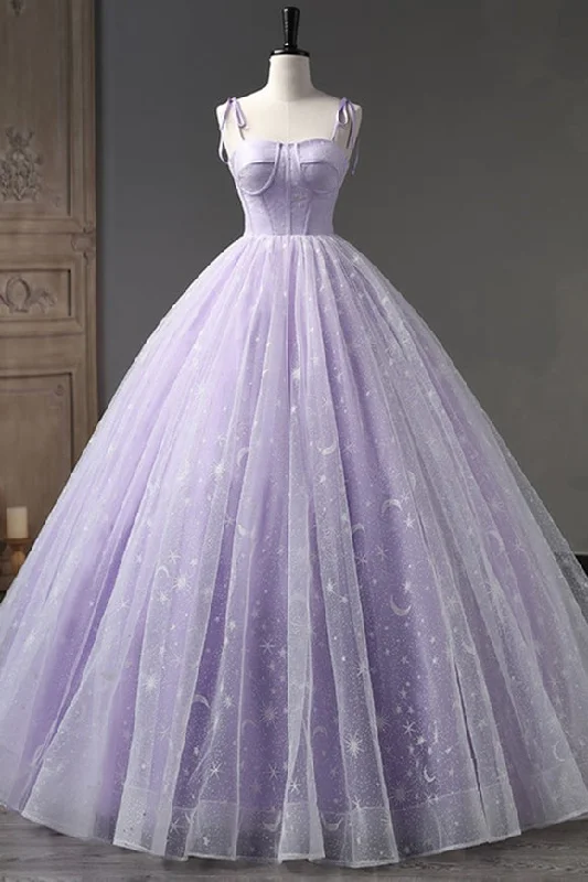 Early Bird Discount floral wrap dressLilac Bow Tie Shoulder Prints Long Prom Dress