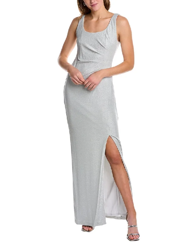 Price Reduction pleated dressAdrianna Papell Shimmering Maxi Dress