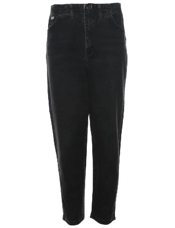 Price Cut chic wool coatLee Black Denim Trousers - W32 L30