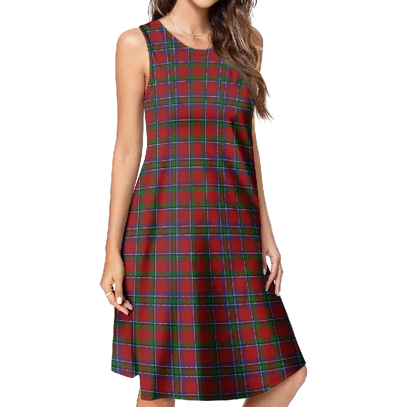 Discount Days Sinclair Tartan Womens Casual Dresses