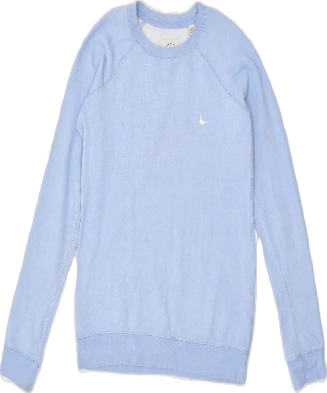 Don't Wait casual hoodie for menJACK WILLS Womens Oversized Sweatshirt Jumper UK 6 XS Purple Cotton