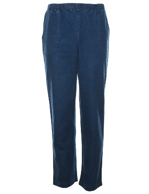 Price Blitz fashion-forward coatDark Wash Denim Trousers - W26 L30