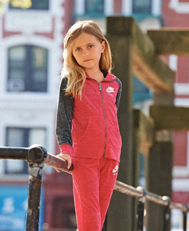 Mega Deal comfy hoodiefunctional sports hoodieNike Little Girls Gym Vintage Hoodie