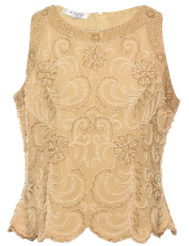 Markdown Madness cozy wool-blend coatBeaded Evening Top - XL