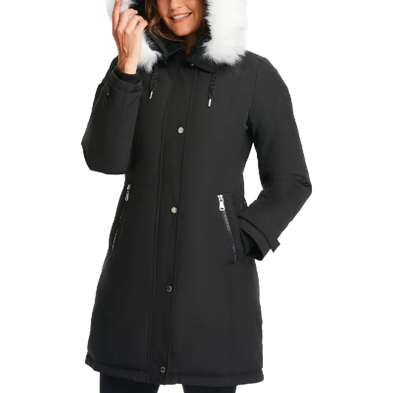 Time-Limited Offer insulated winter jacketWomens Faux Fur Trim Cold Weather Parka Coat