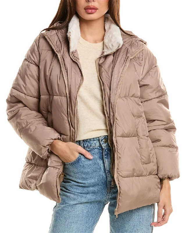 Closeout Sale slim fit coatUrban Republic Quilted Puffer Coat