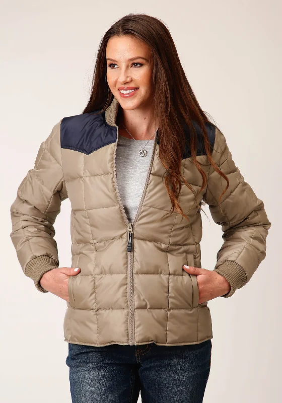 Extra Savings puffer jacketWOMENS POLY FILLED WESTERN QUILTED POLYFILLED JACKET