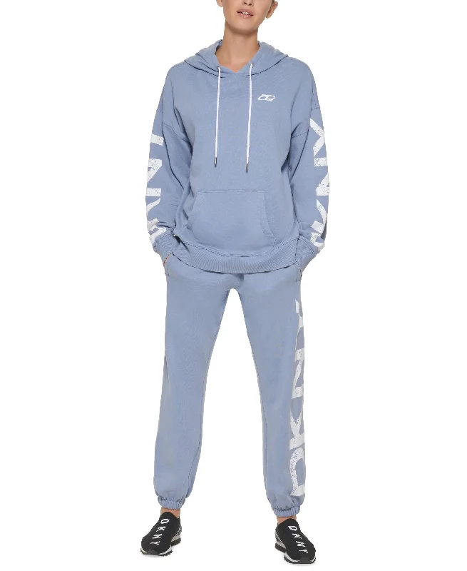 Super Savings casual hoodie with logotrendy sports sweatshirtDKNY Sport Logo Hoodie