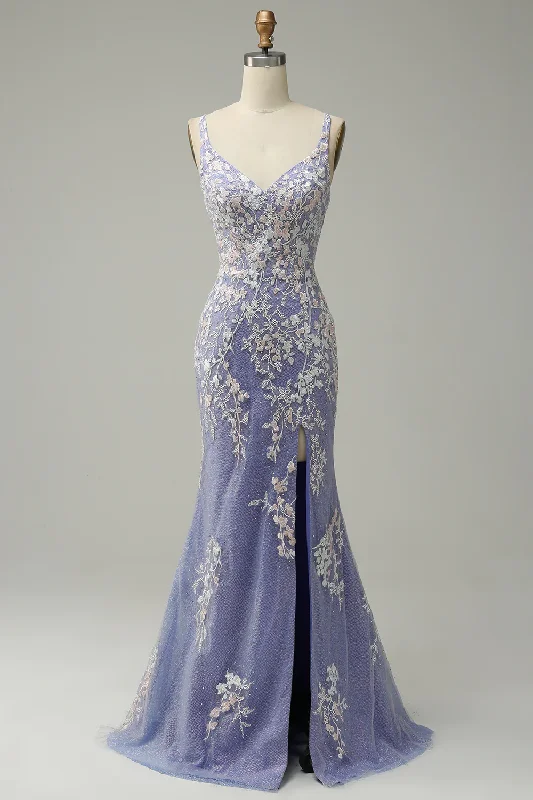 Instant Discount chic dressStunning Mermaid V Neck Long Prom Dress with Appliques Beading Y4427