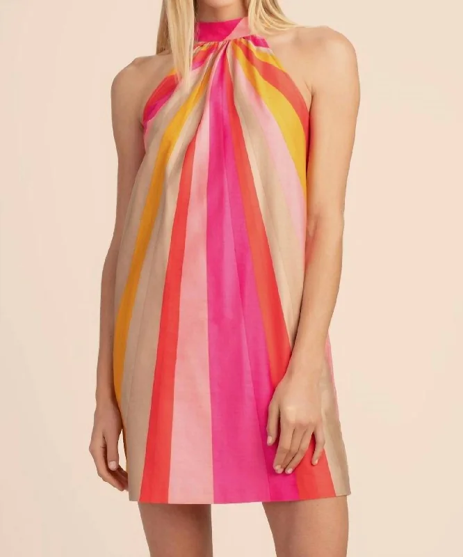 Now or Never draped dressMorgan Dress in Multi