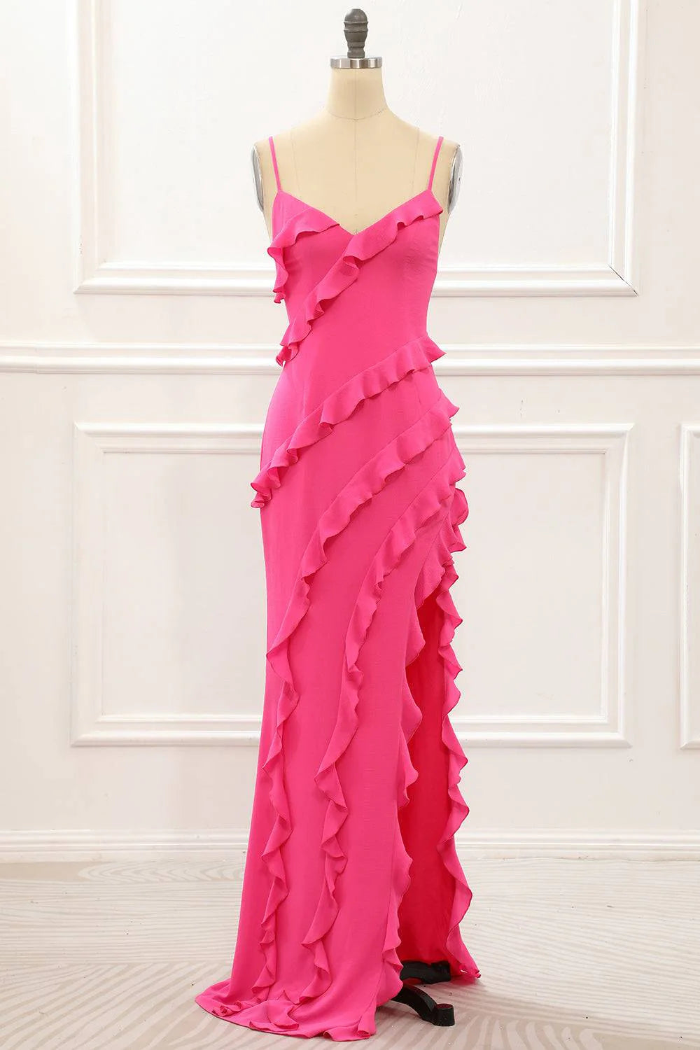 Sale Event floral wrap dressSexy Fitted V-Neck Ruffled With Side Slit Bridesmaid Dress Sale Event floral wrap dressSexy Fitted V-Neck Ruffled With Side Slit Bridesmaid Dress