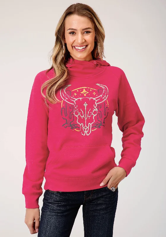 Sale Event oversized puffer coatWOMENS KNIT ROSE HEATHERED ASYMETRICAL HOODIE SWEATSHIRT