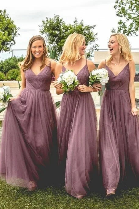 Buy More, Save More velvet dressV-Neck Spaghetti Straps Tulle A-Line Bridesmaid Dress Buy More, Save More velvet dressV-Neck Spaghetti Straps Tulle A-Line Bridesmaid Dress