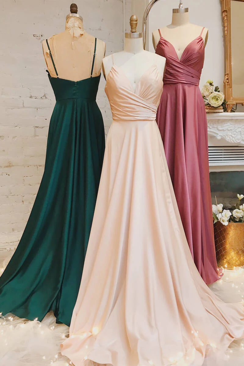 Great Deals fitted cocktail dressV-Neck Sleeveless Satin A-Line Ruched Empire Bridesmaid Dress Great Deals fitted cocktail dressV-Neck Sleeveless Satin A-Line Ruched Empire Bridesmaid Dress