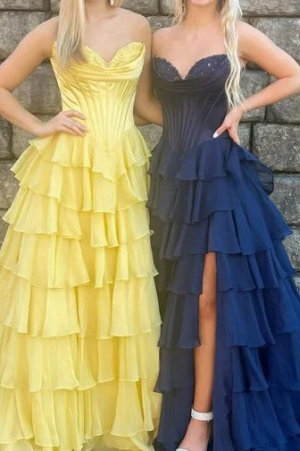Grand Opening Sale cocktail party dressSweetheart Sleeveless Empire A-Line Tiered Prom Dress