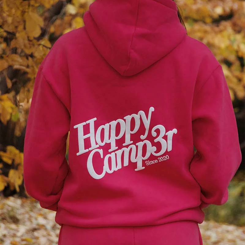 Epic Deals warm hooded sweatshirtstylish sports hoodieHot Pink Puff Hoodie
