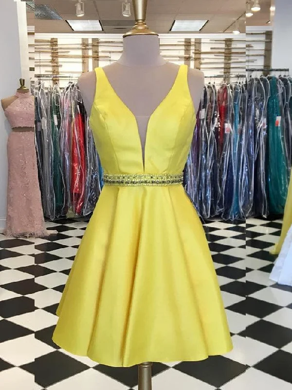 Price Slash Sparkly Homecoming Dresses Aline Beading Straps Short Prom Dress Party Dress JK871